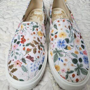 EUC KEDS Rifle Paper Co. x Double Decker 'Strawberry Fields Print' WF65360 (10)